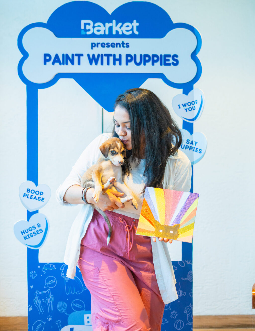 paint with puppies