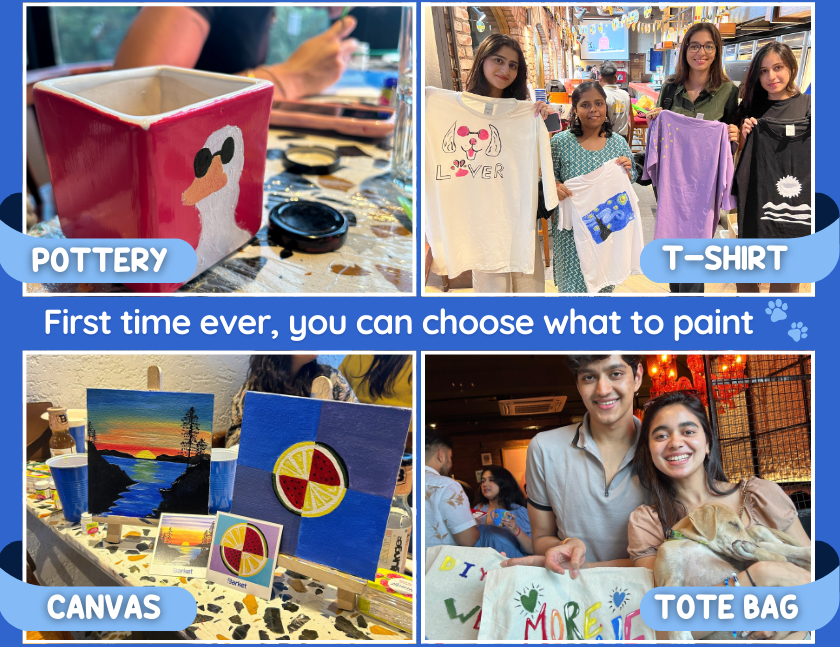 Paint With Puppies 10th August 2024 Barket