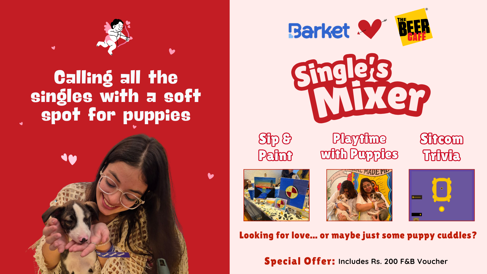 14th Feb Singles Mixer 6 Valentine's Special - Single’s Mixer | 14th Feb Friday | The Beer Cafe, Churchgate, Mumbai