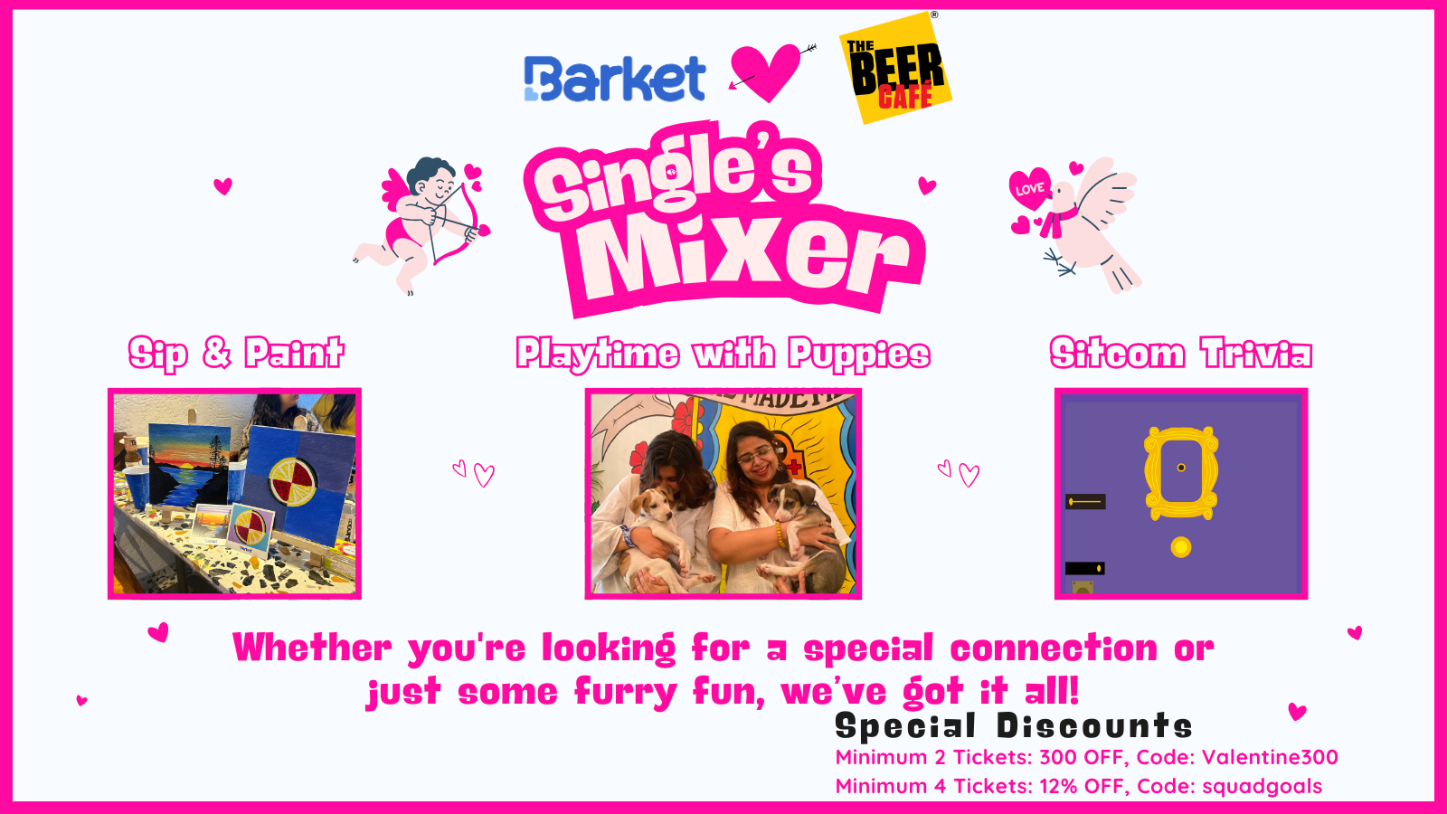 15th Feb Singles Mixer 4 Valentine's Special - Single’s Mixer | 15th Feb Saturday | The Beer Cafe, GK-II