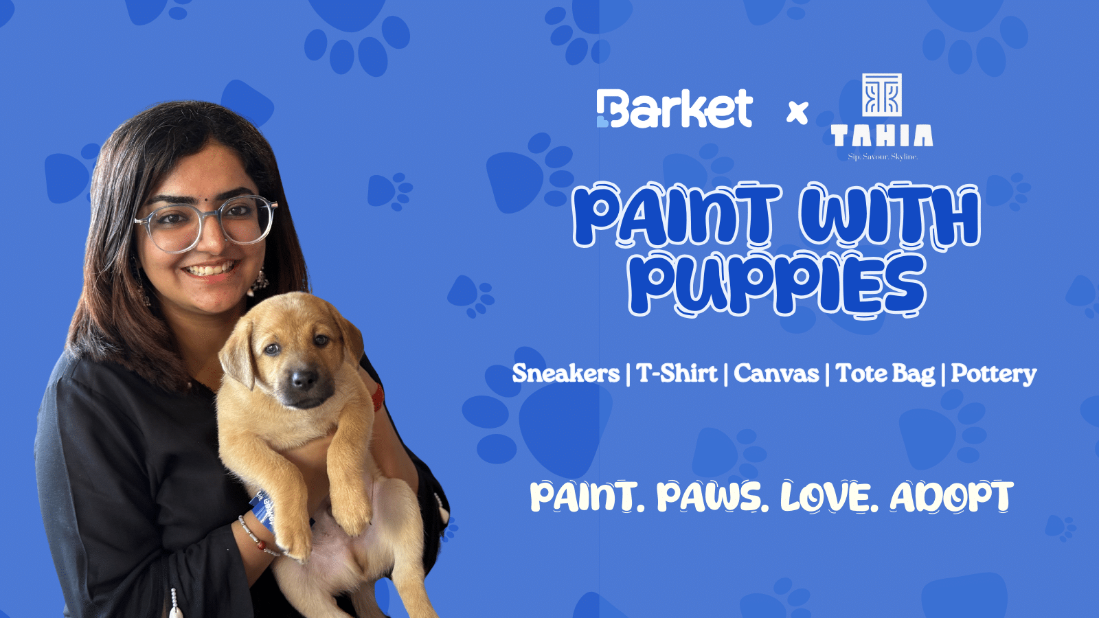 paint with puppies