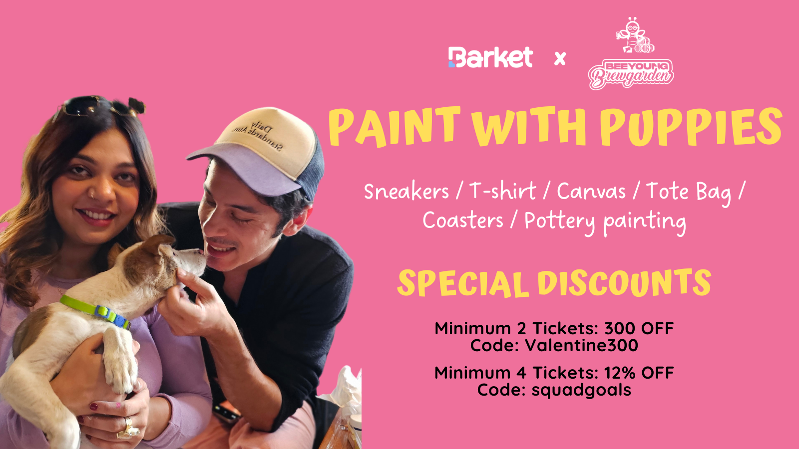 Paint With Puppies | 11th May 2025 Sunday | BeeYoung Brewgarden 1 Paint With Puppies | 11th May 2025 Sunday | BeeYoung Brewgarden paint with puppies