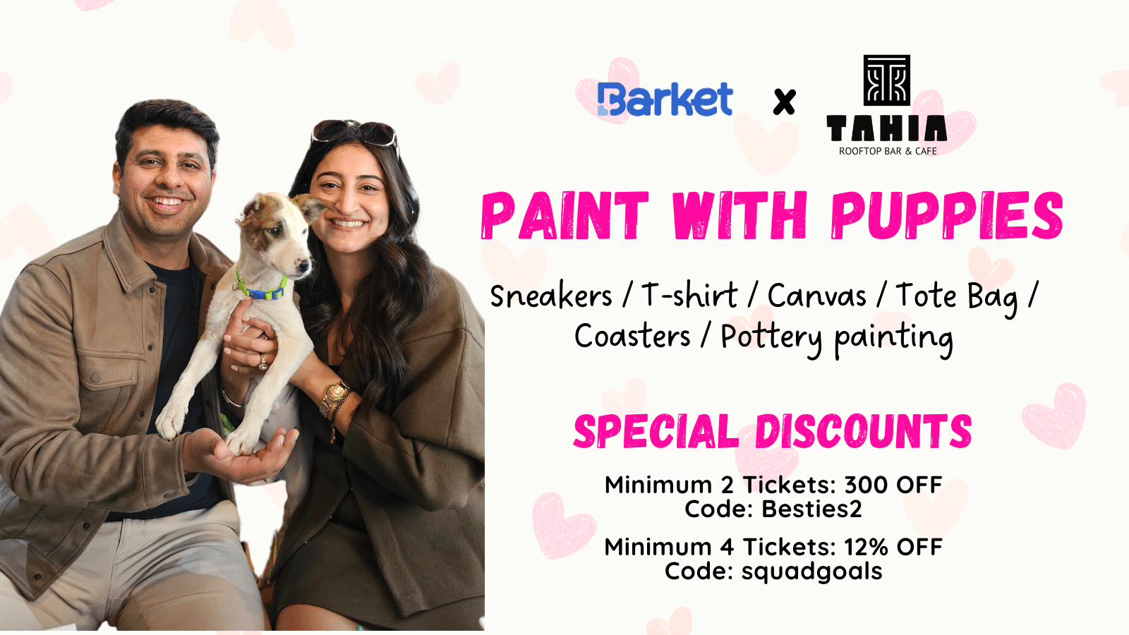 paint with puppies