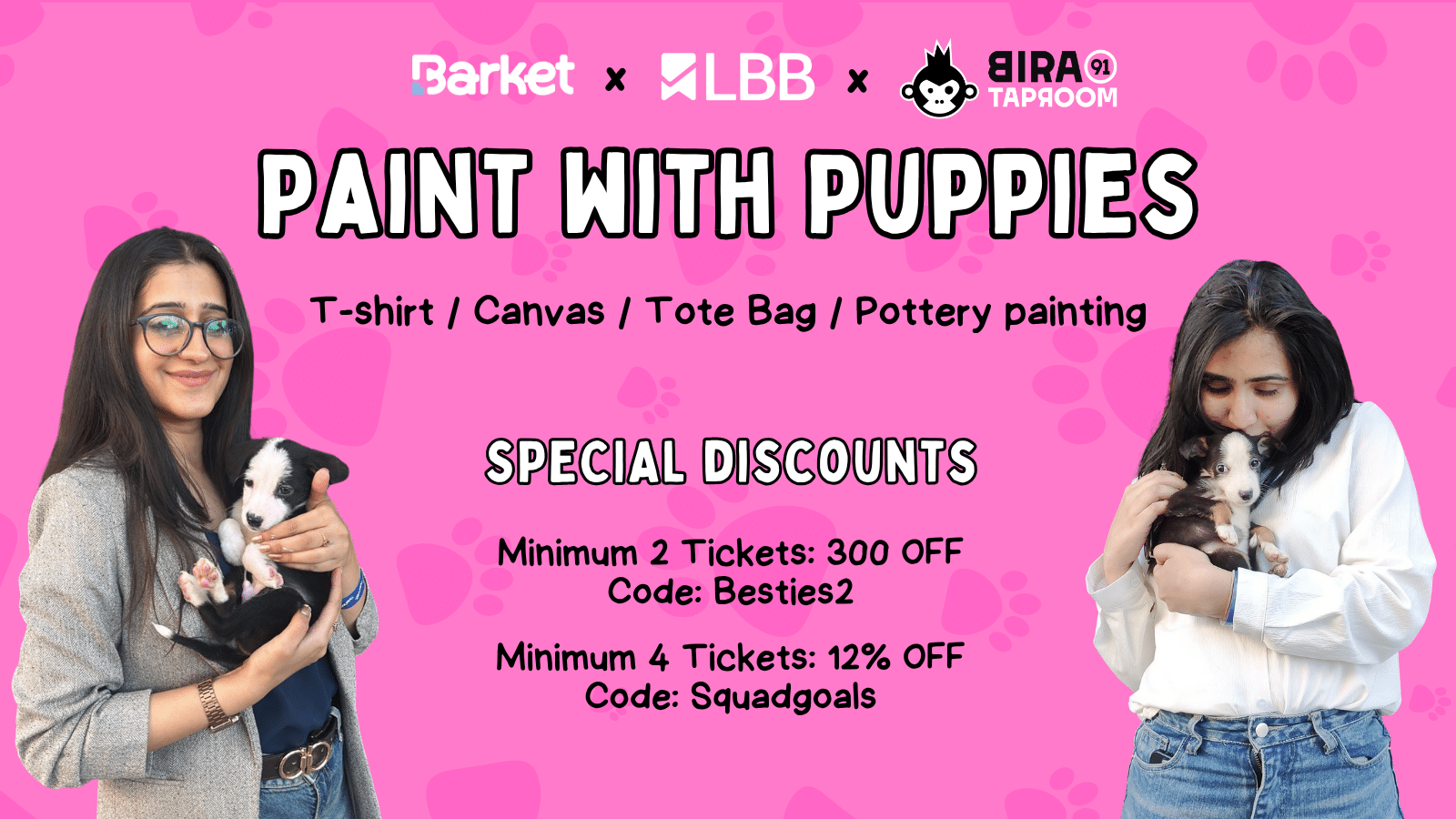Paint With Puppies | 6th July 2025 Sunday | Bira91 Taproom, Koramangala 1 Paint With Puppies | 6th July 2025 Sunday | Bira91 Taproom, Koramangala LBB Nomad 6th July 1 Paint With Puppies | 6th July 2025 Sunday | Bira91 Taproom, Koramangala